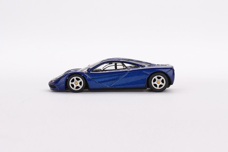 McLaren F1 Cobalt Blue - Mini GT - Scala 1/64