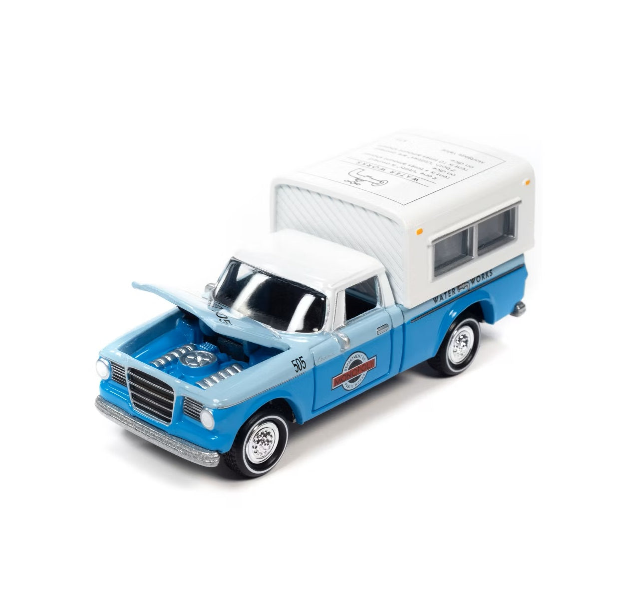 1960 Studebaker Camper "Water Works" Series Monopoly - Johnny Lightning - Scala 1/64