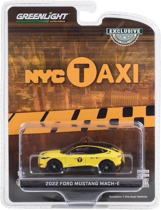 Ford Mustang Mach-E 2022 New York Taxi - Greenlight - Scala 1/64