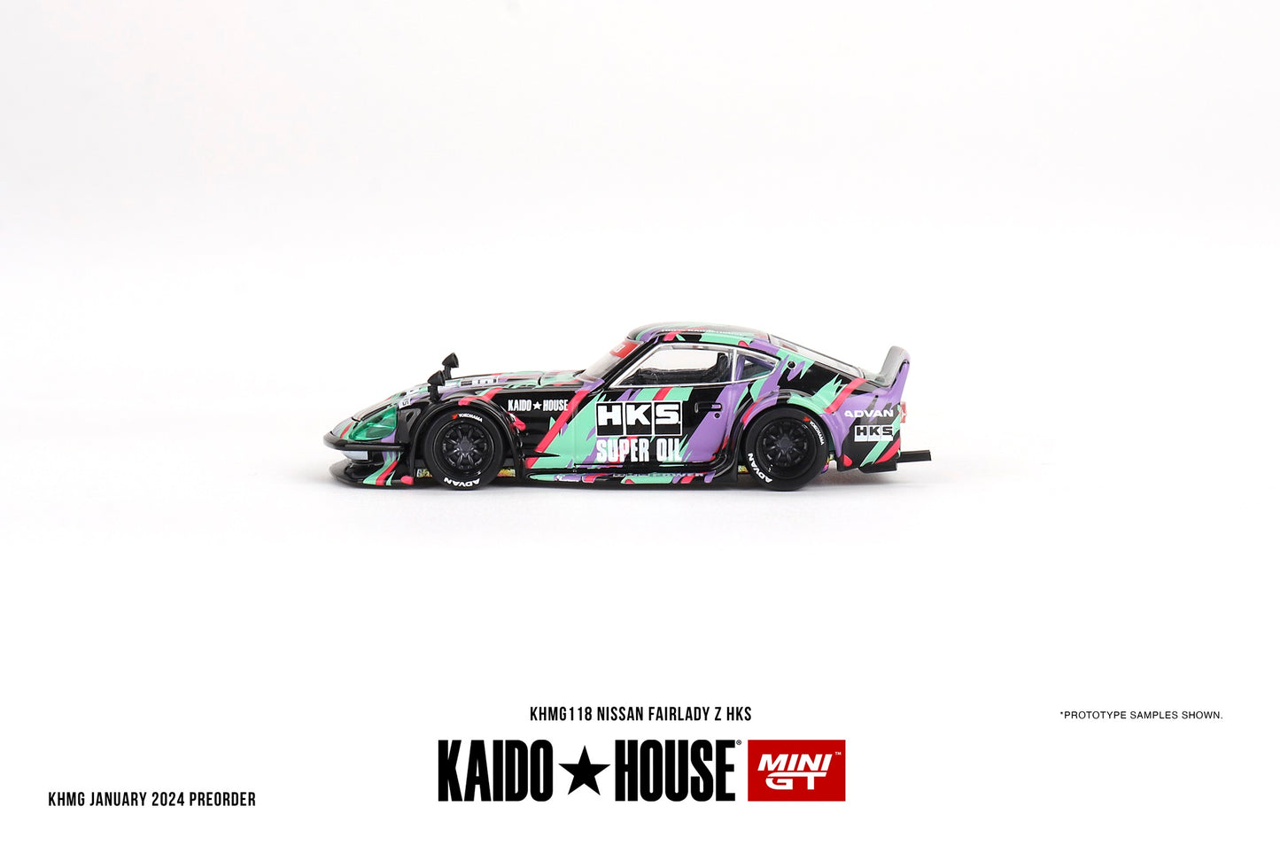 Nissan Fairlady Z HKS - KAIDO HOUSE Mini GT - Scala 1/64 KHMG118