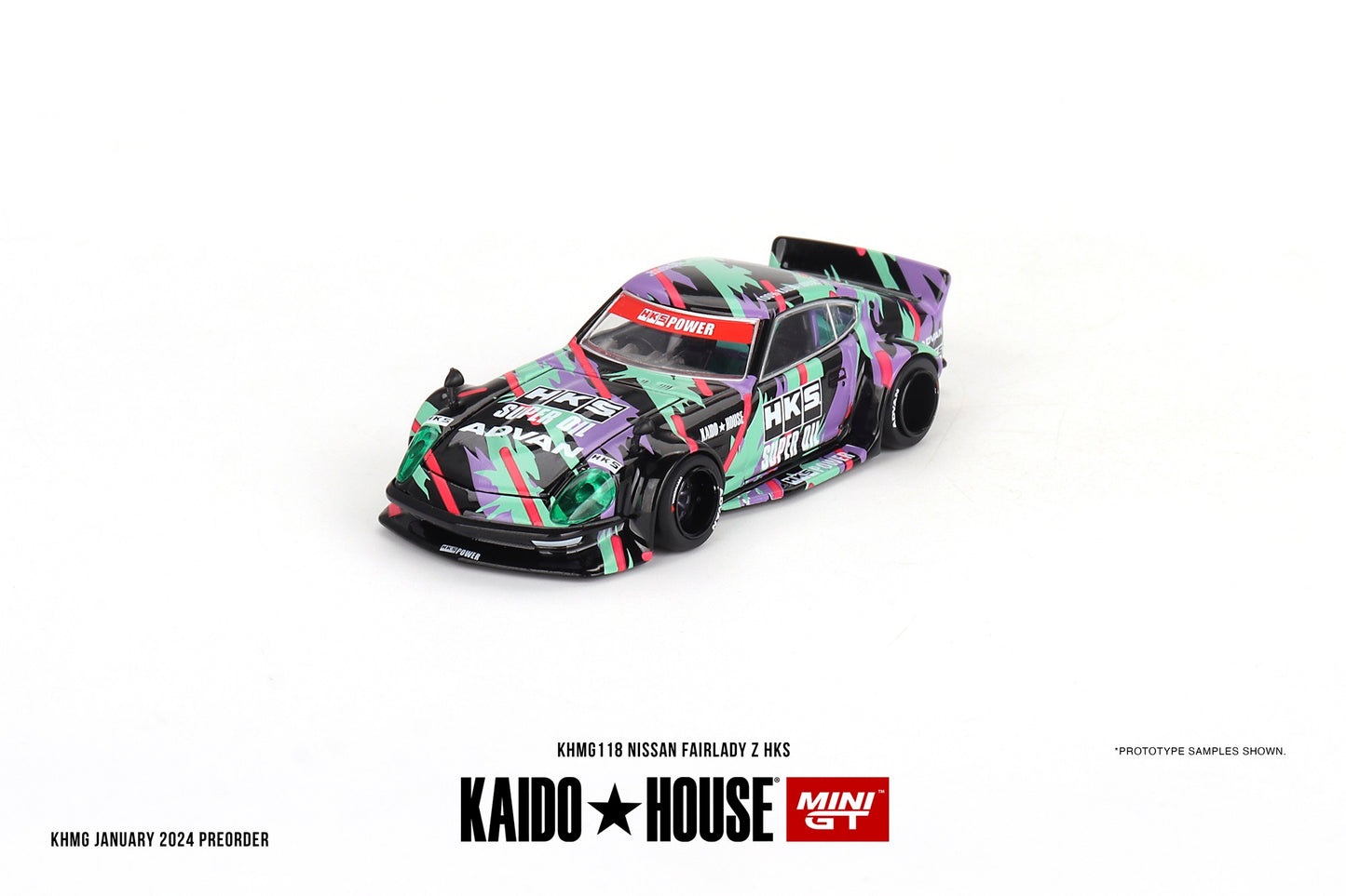 Nissan Fairlady Z HKS - KAIDO HOUSE Mini GT - Scala 1/64 KHMG118