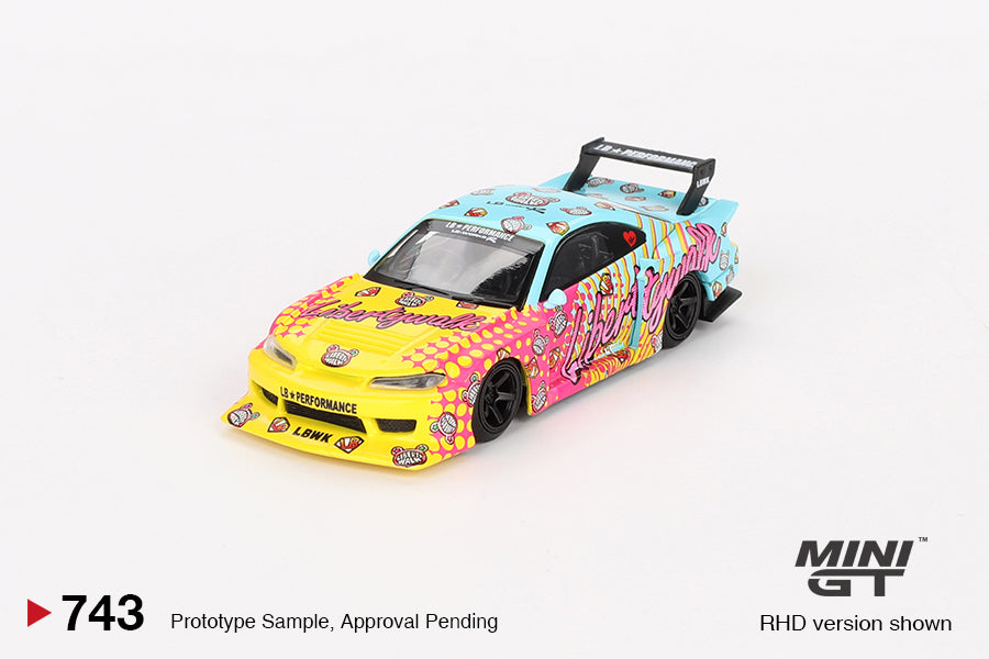 Nissan LB-Super Silhouette S15 SILVIA LBWK KUMA - Mini GT - Scala 1/64 ...