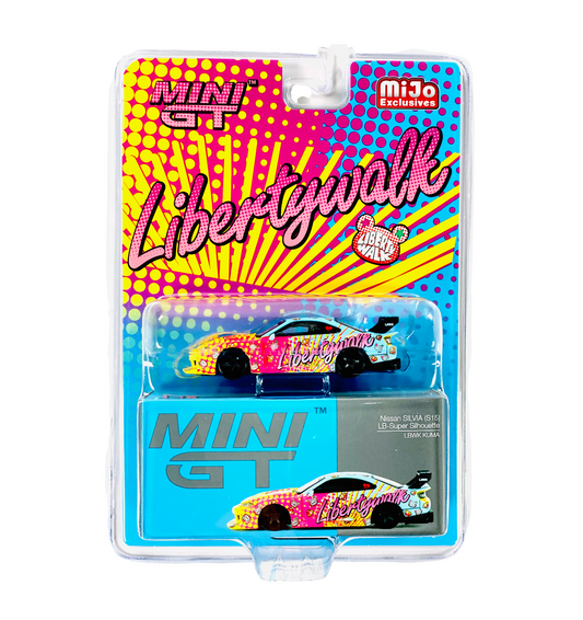 Nissan LB-Super Silhouette S15 SILVIA LBWK KUMA - Mini GT MiJo Exclusives - Scala 1/64 MGT00743-MJ