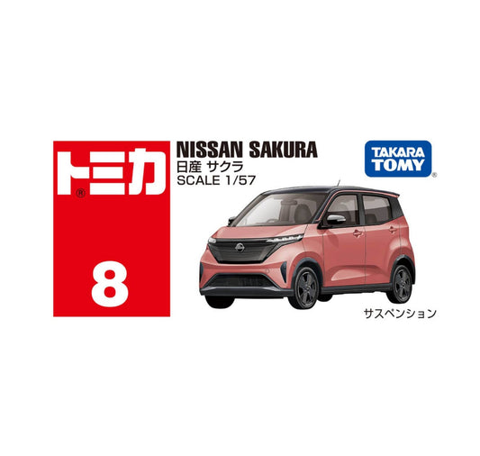 Nissan Sakura  No. 8 - Takara Tomy Tomica - Scala 1/57