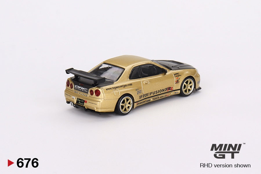 Nissan Skyline GT-R R34 Top Secret Top Secret Gold Borgeseidea.com foto 3