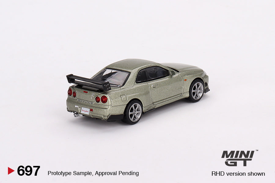 Nissan Skyline GT-R (R34) Tommykaira R-z Millenium Jade RDH - Mini GT - Scala 1/64 MGT00697