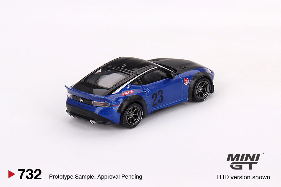 Nissan Z LB★NATION WORKS Seiran Blue RDH - Mini GT - Scala 1/64 MGT00732