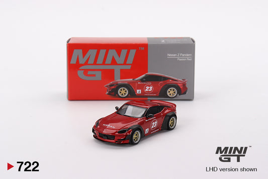 Nissan Z Pandem Passion Red LDH - Mini GT - Scala 1/64 MGT00722-L