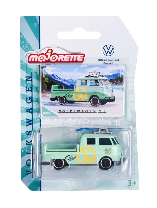 Volkswagen Transporter T1 Verde - Majorette - Escala 1/64