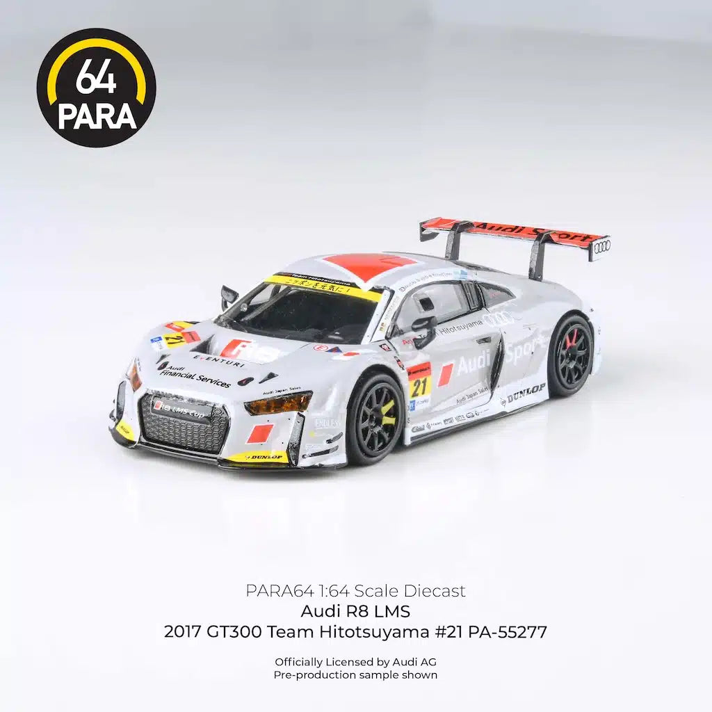 Audi R8 LMS 2017 GT300 Team Hitotsuyama #21 - Para64 - Scala 1/64