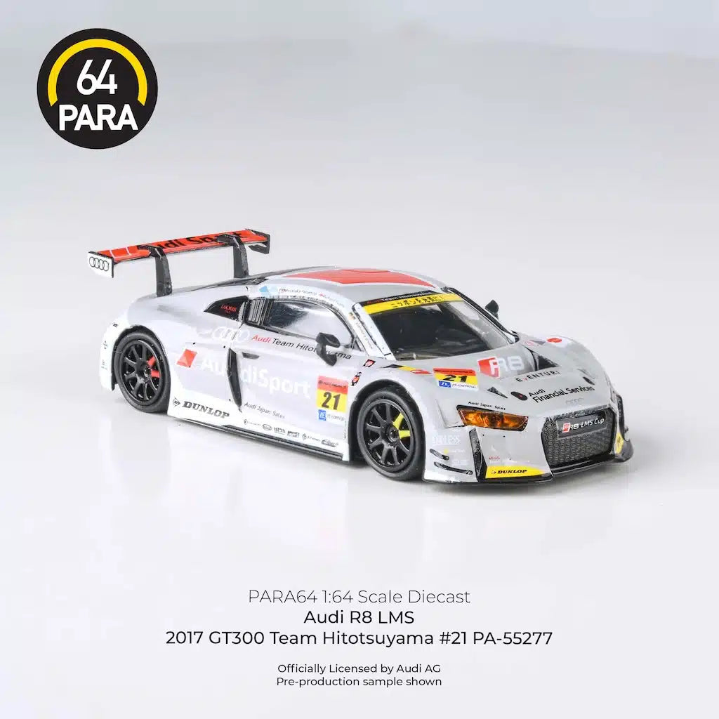 Audi R8 LMS 2017 GT300 Team Hitotsuyama #21 - Para64 - Scala 1/64
