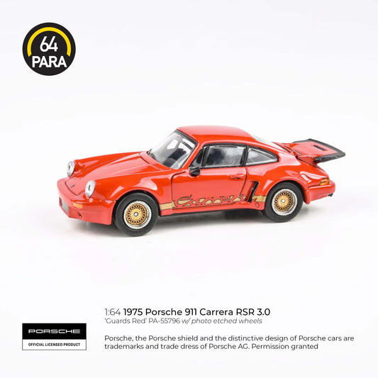 Porsche 911 Carrera RSR 3.0 Guards Red - Para64 - Scala 1/64 PA-55796 LHD
