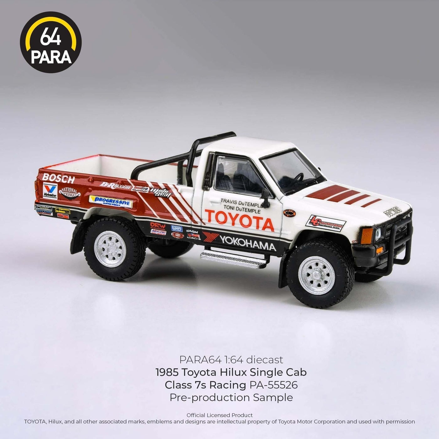 1985 Toyota Hilux Single Cab Class 7S LHD - Para64 - Scala 1/64
