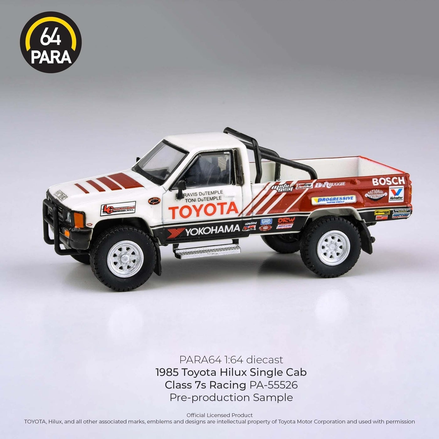 1985 Toyota Hilux Single Cab Class 7S LHD - Para64 - Scala 1/64