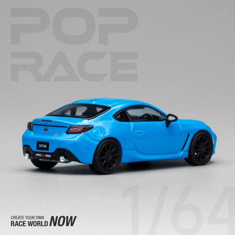 Toyota GR86 Neptune Blue - Pop Race - Scala 1/64 PR64-0012