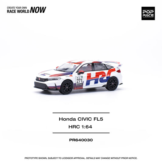 Honda Civic FL5 TYPE-R TCR - HRC - Pop Race - Scala 1/64 PR64-030