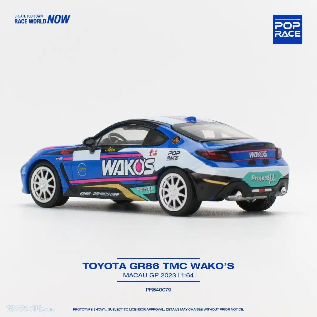 Toyota GR86 TMC WACO'S Macau GP - Pop Race - 2023 Scala 1/64 PR64-0079