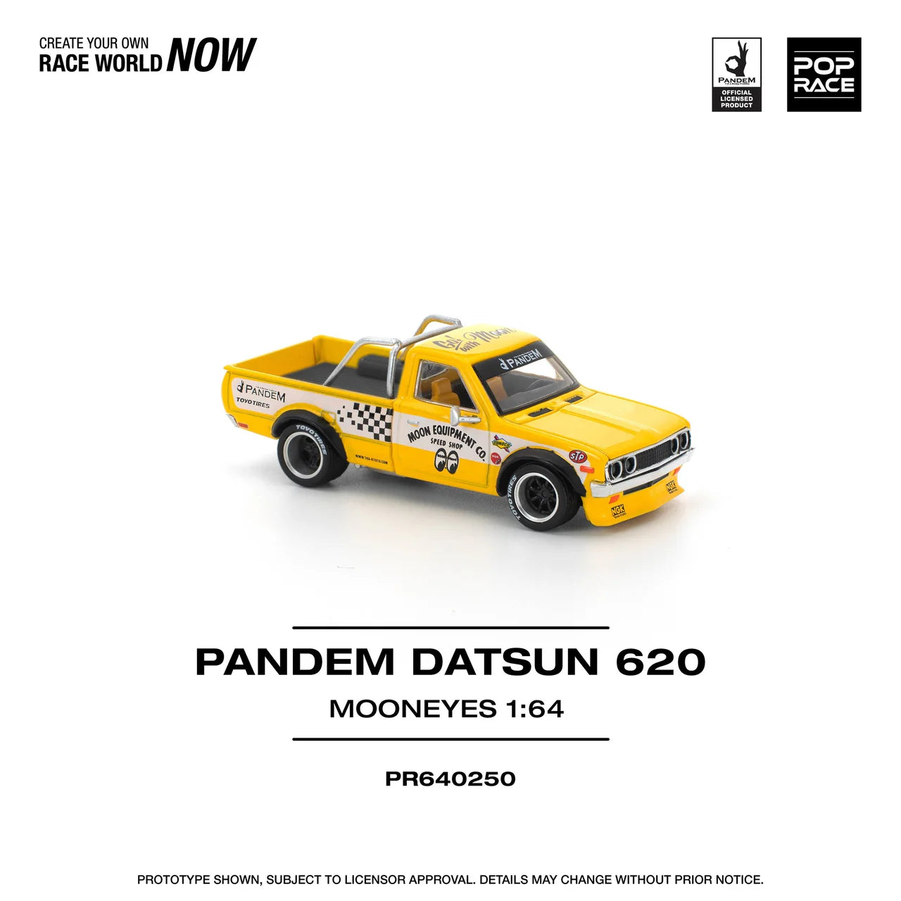 Pandem Datsun 620 Mooneyes - Pop Race - Scala 1/64 PR64-250