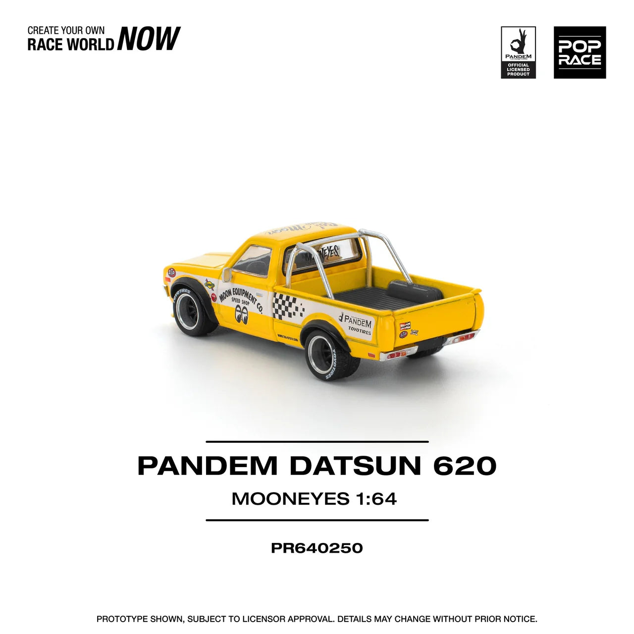 Pandem Datsun 620 Mooneyes - Pop Race - Scala 1/64 PR64-250