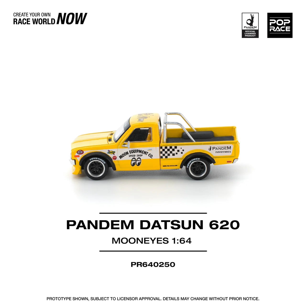 Pandem Datsun 620 Mooneyes - Pop Race - Scala 1/64 PR64-250