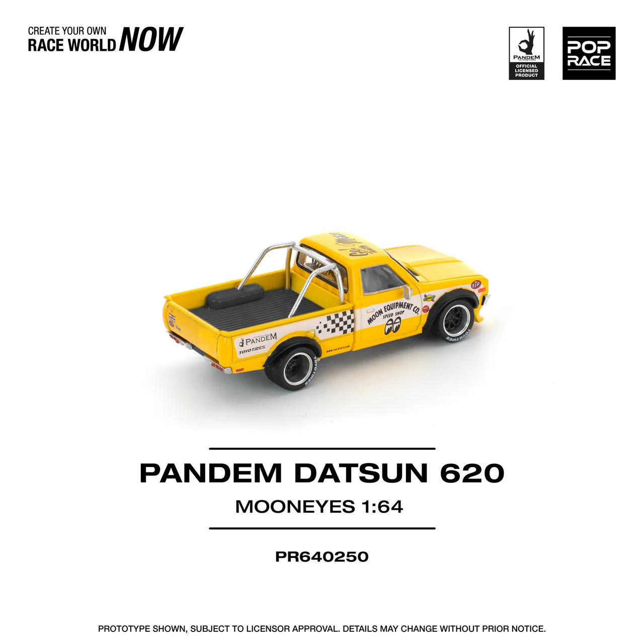 Pandem Datsun 620 Mooneyes - Pop Race - Scala 1/64 PR64-250