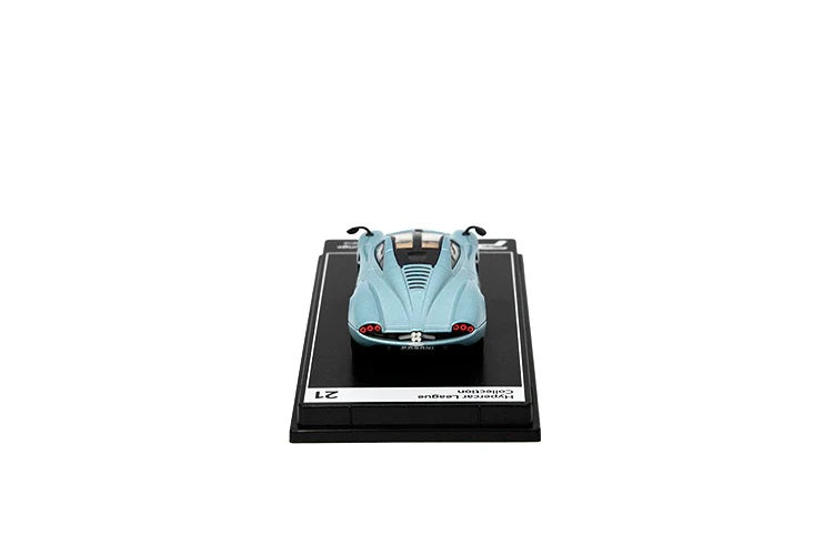 Pagani Huayra Codalunga (Azzurro Sardegna) - PosterCars - Scala 1/64 H21