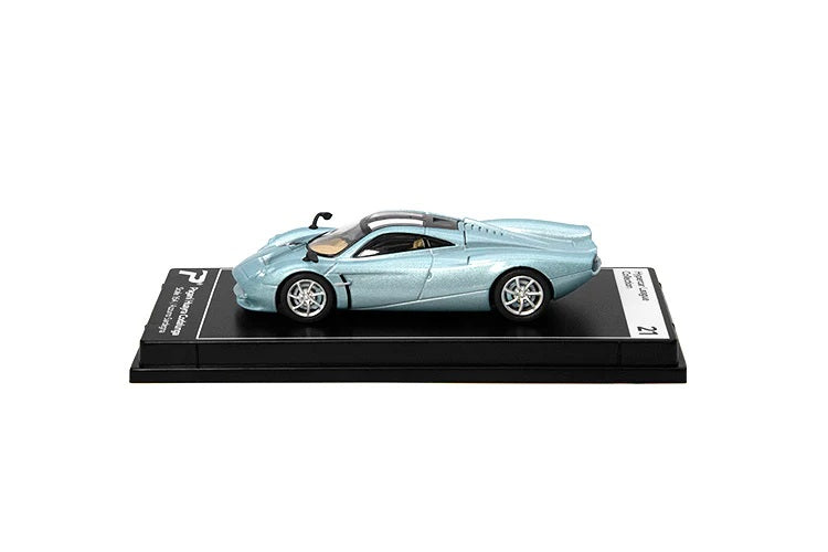 Pagani Huayra Codalunga (Azzurro Sardegna) - PosterCars - Scala 1/64 H21