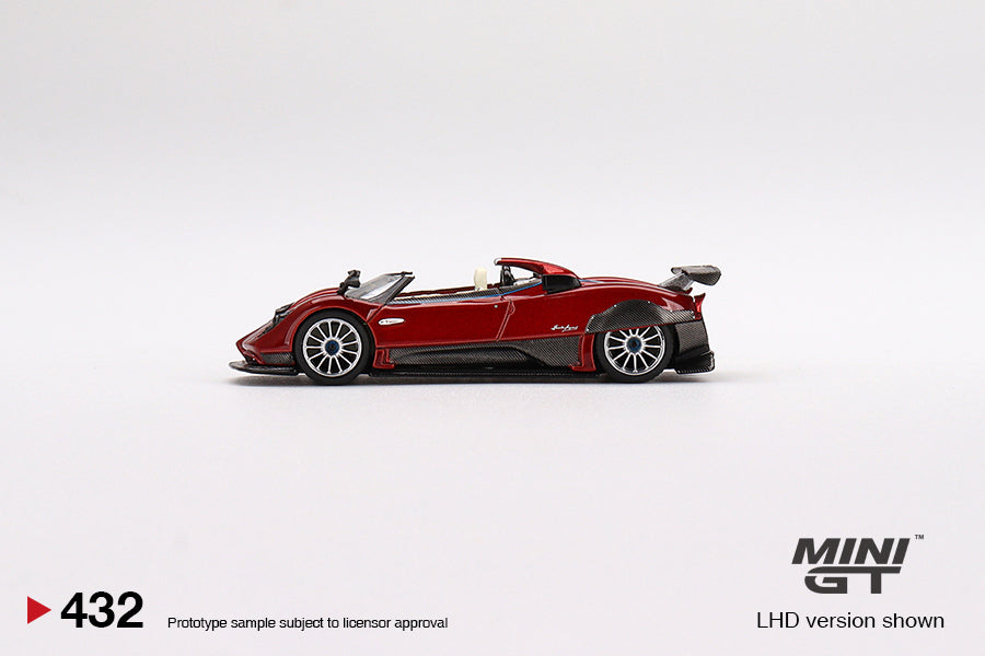 Pagani Zonda HP Barchetta Rosso Dubai - Mini GT - Scala 1/64 MGT00432 MiJo Exclusives