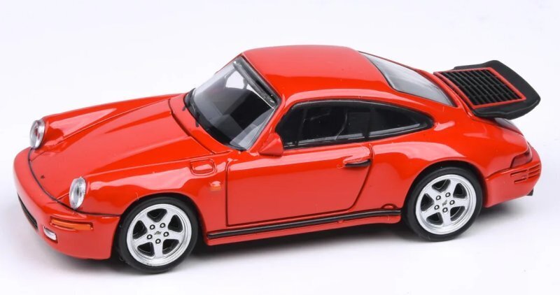 1987 RUF CTR Guards Red  - Para64 - Scala 1/64 PA-65294 RHD