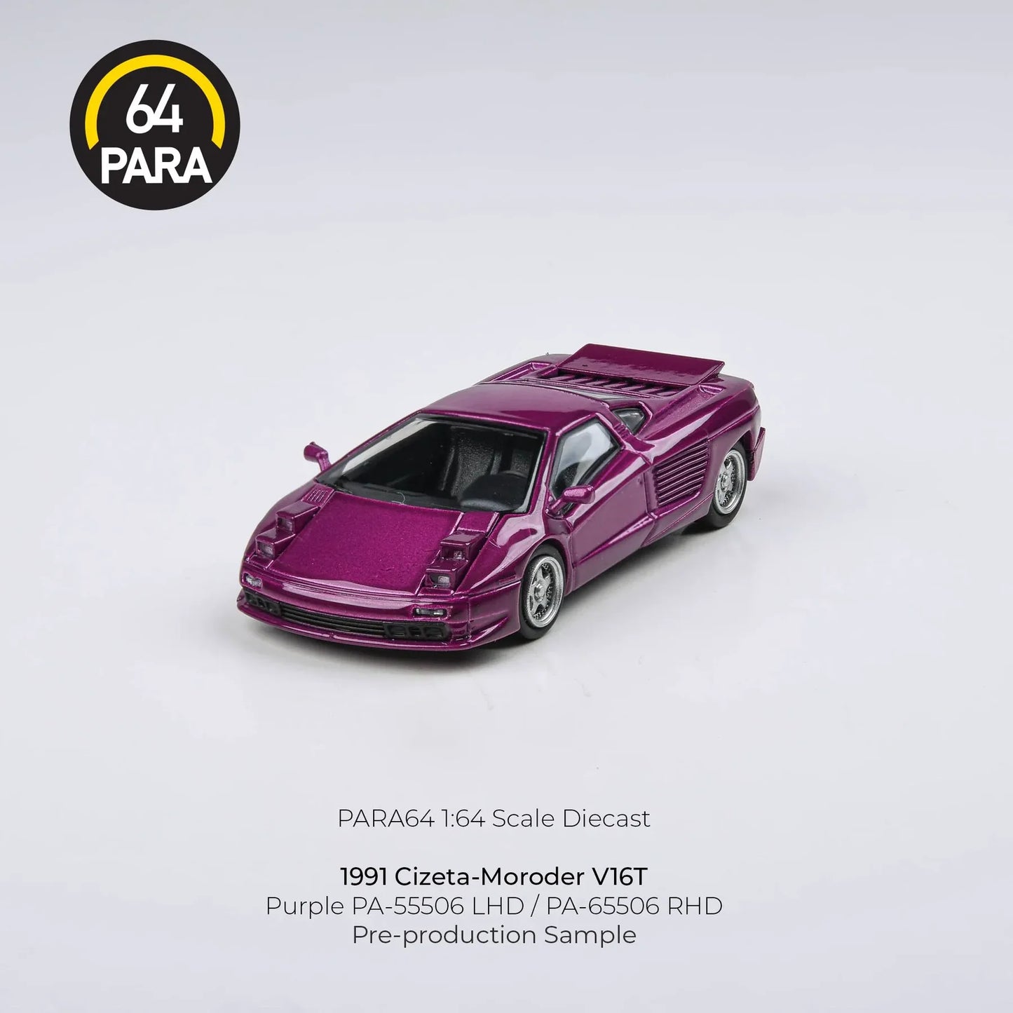 1991 Cizeta-Moroder V16T  Super Fly Purple (pop up light) - Para64 - Scala 1/64
