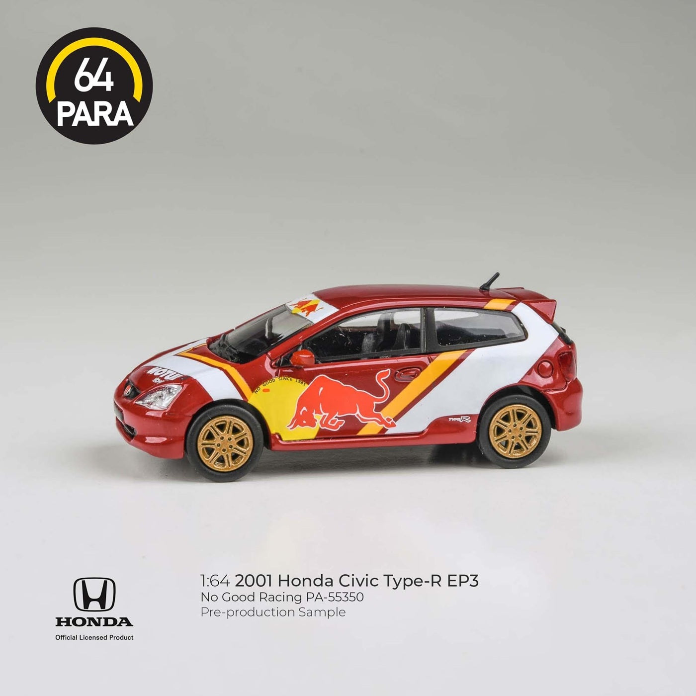 2001 Honda Civic Type R EP3 No Good Racing - Para64 - Scala 1/64