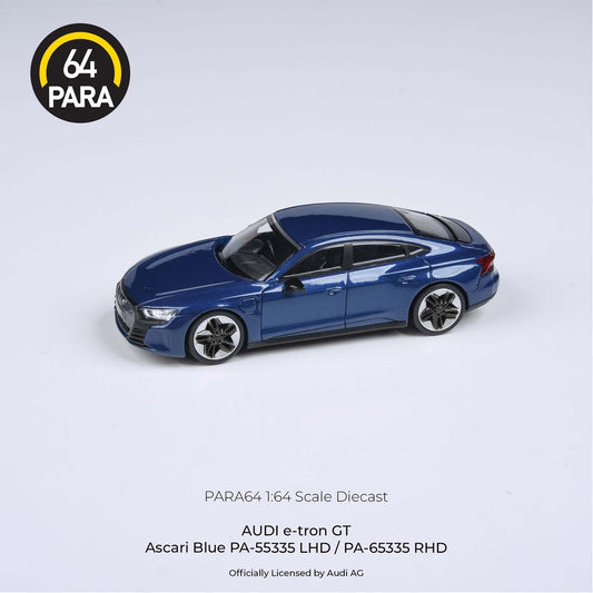 2021 Audi RS E-Tron GT Ascari Blue LHD - Para64 - Scala 1/64