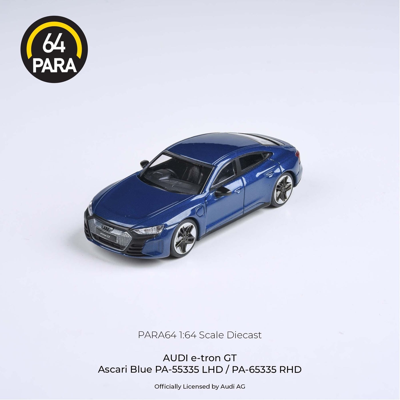 2021 Audi RS E-Tron GT Ascari Blue LHD - Para64 - Scala 1/64