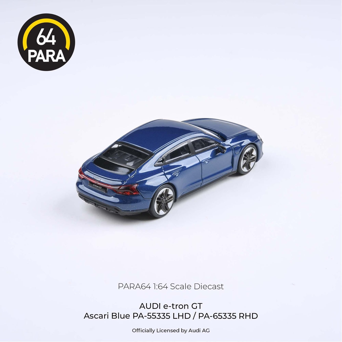 2021 Audi RS E-Tron GT Ascari Blue LHD - Para64 - Scala 1/64