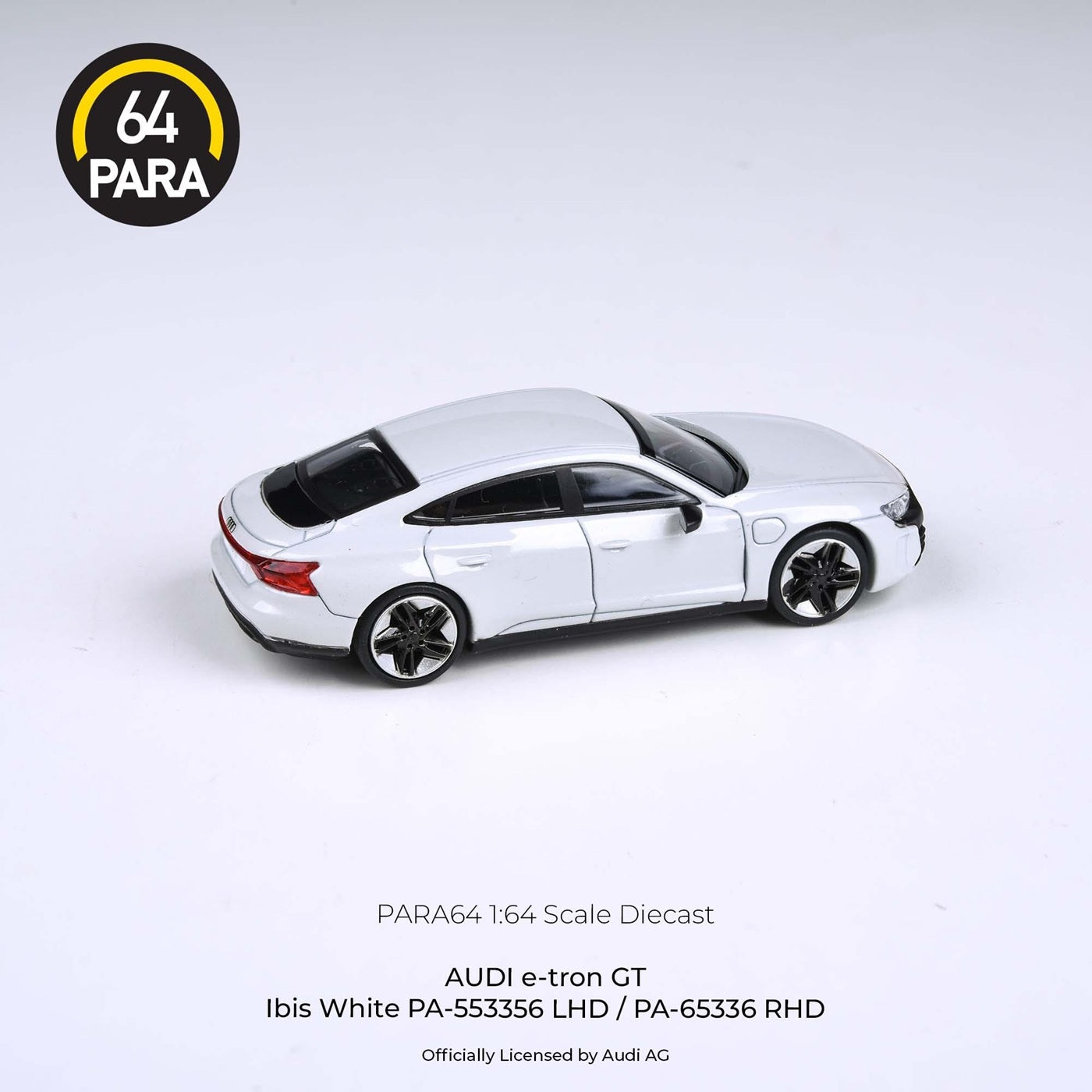 2021 Audi RS E-Tron GT Ibis White LHD - Para64 - Scala 1/64
