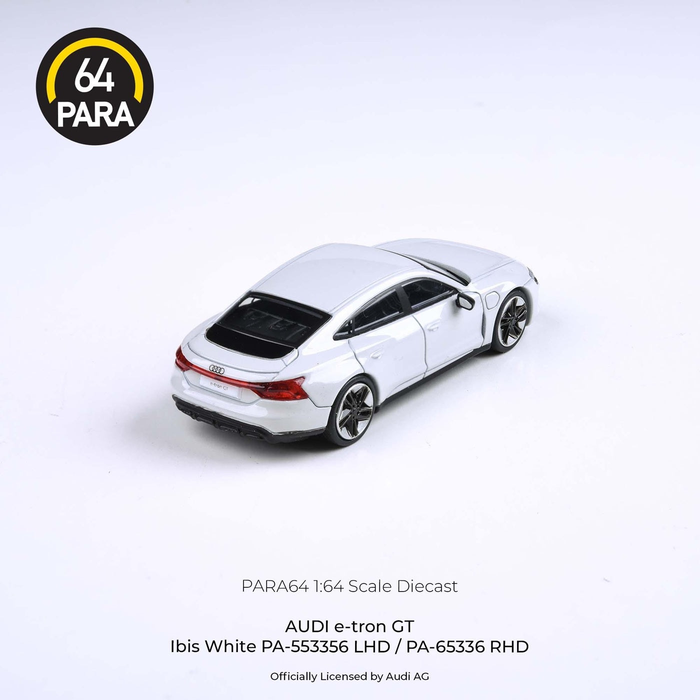 2021 Audi RS E-Tron GT Ibis White LHD - Para64 - Scala 1/64