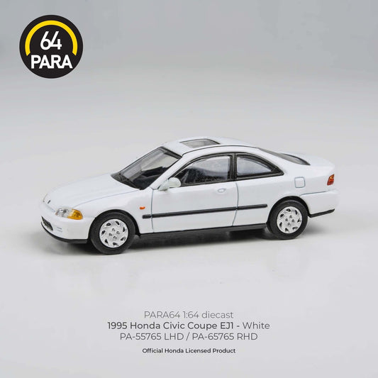 1995 Honda Civic Coupe EJ1 White LHD - Para64 - Scala 1/64
