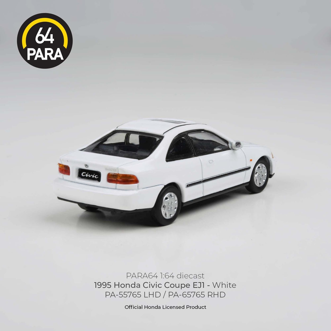 1995 Honda Civic Coupe EJ1 White LHD - Para64 - Scala 1/64