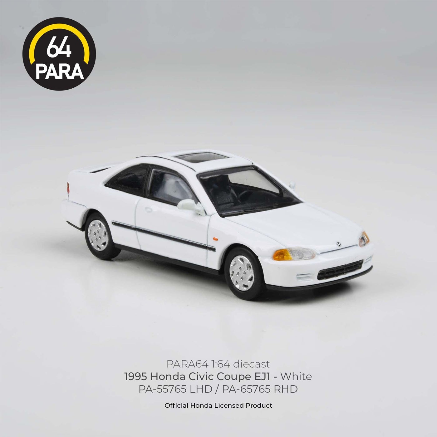 1995 Honda Civic Coupe EJ1 White LHD - Para64 - Scala 1/64