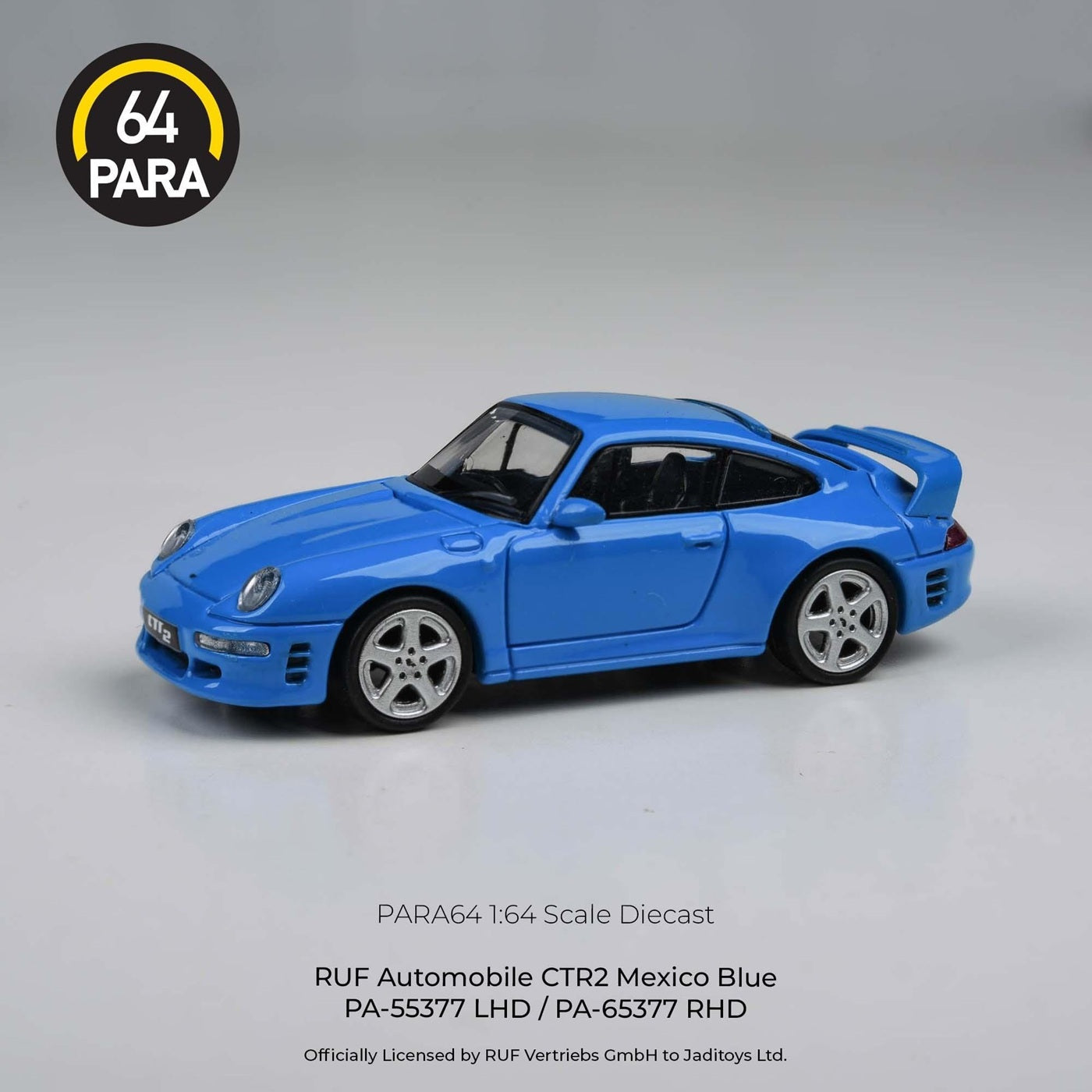 1995 Porsche RUF CTR2 Mexico Blue LHD - Para64 - Scala 1/64