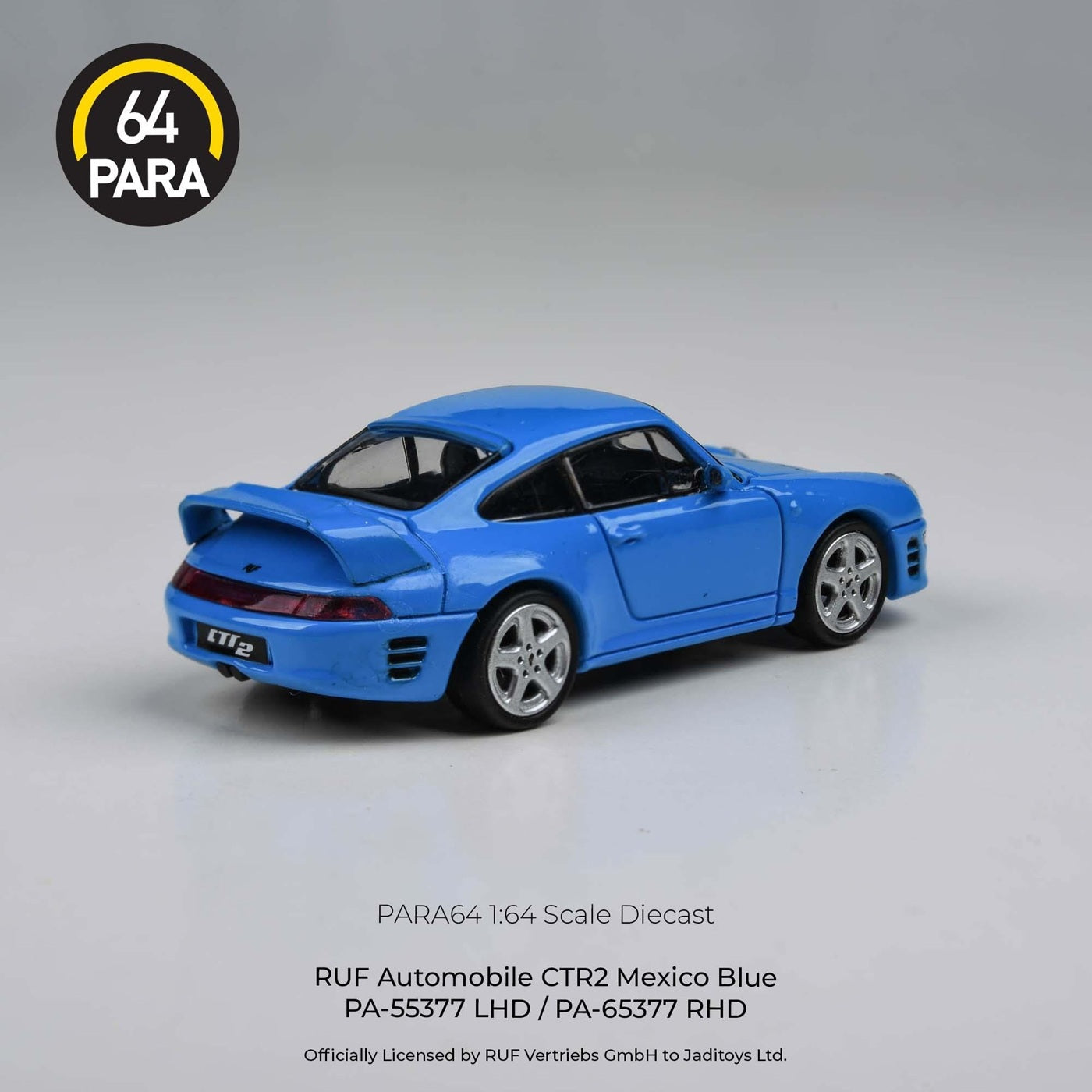 1995 Porsche RUF CTR2 Mexico Blue LHD - Para64 - Scala 1/64