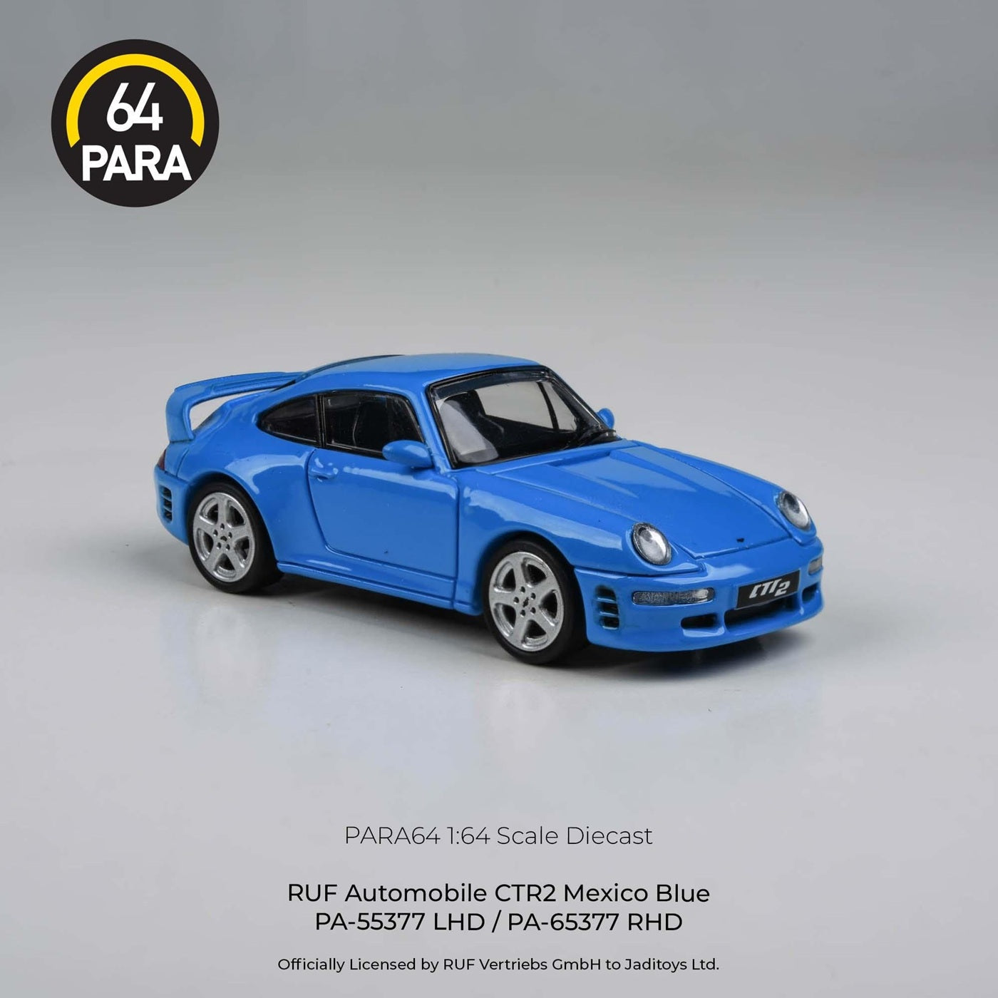 1995 Porsche RUF CTR2 Mexico Blue LHD - Para64 - Scala 1/64