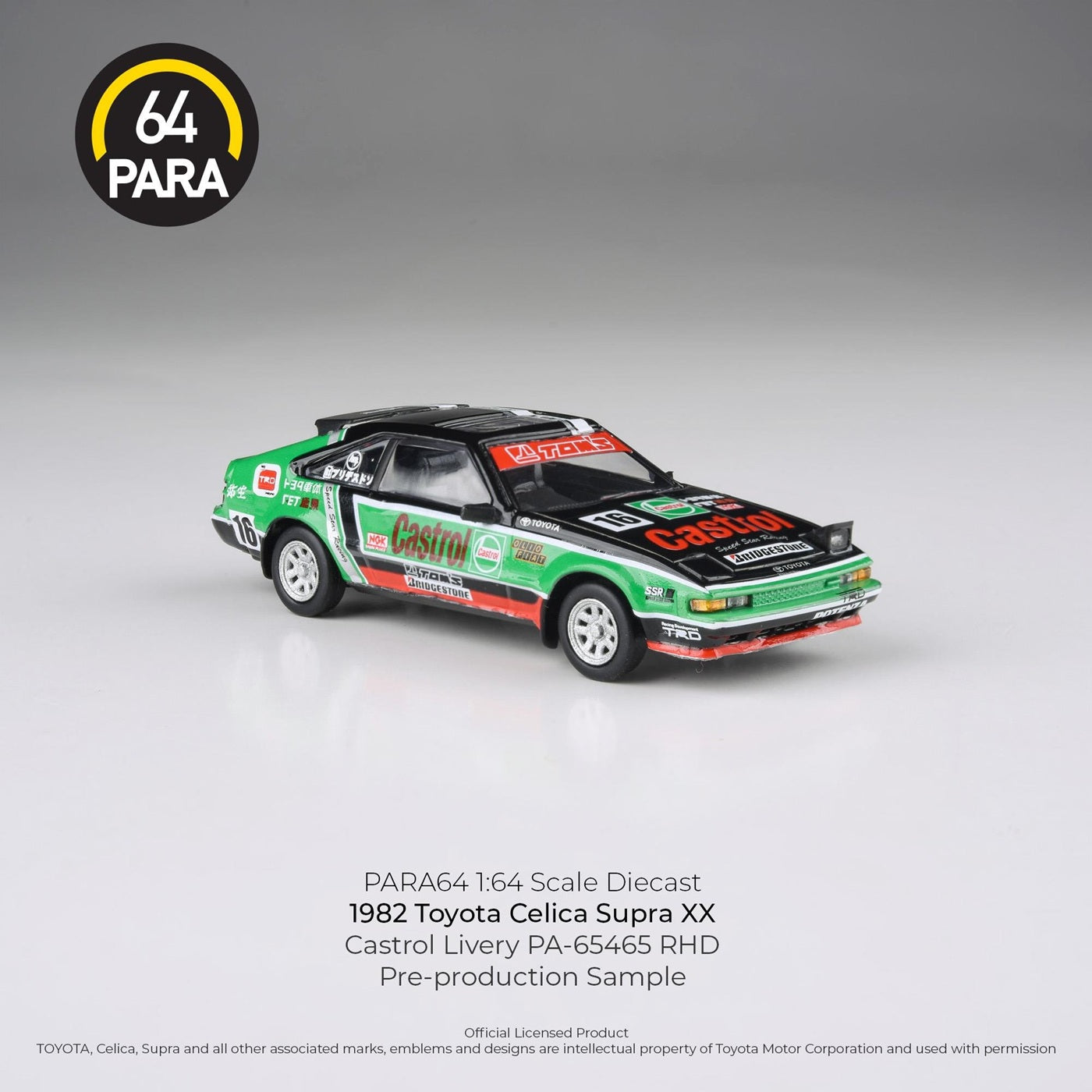 1984 Toyota Celica Supra XX Castrol Livery - Para64 - Scala 1/64