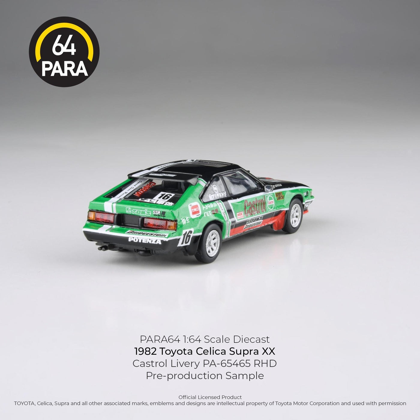 1984 Toyota Celica Supra XX Castrol Livery - Para64 - Scala 1/64