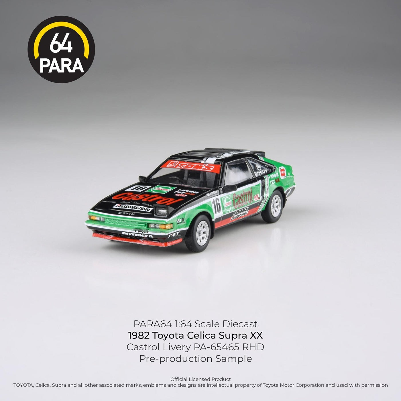 1984 Toyota Celica Supra XX Castrol Livery - Para64 - Scala 1/64