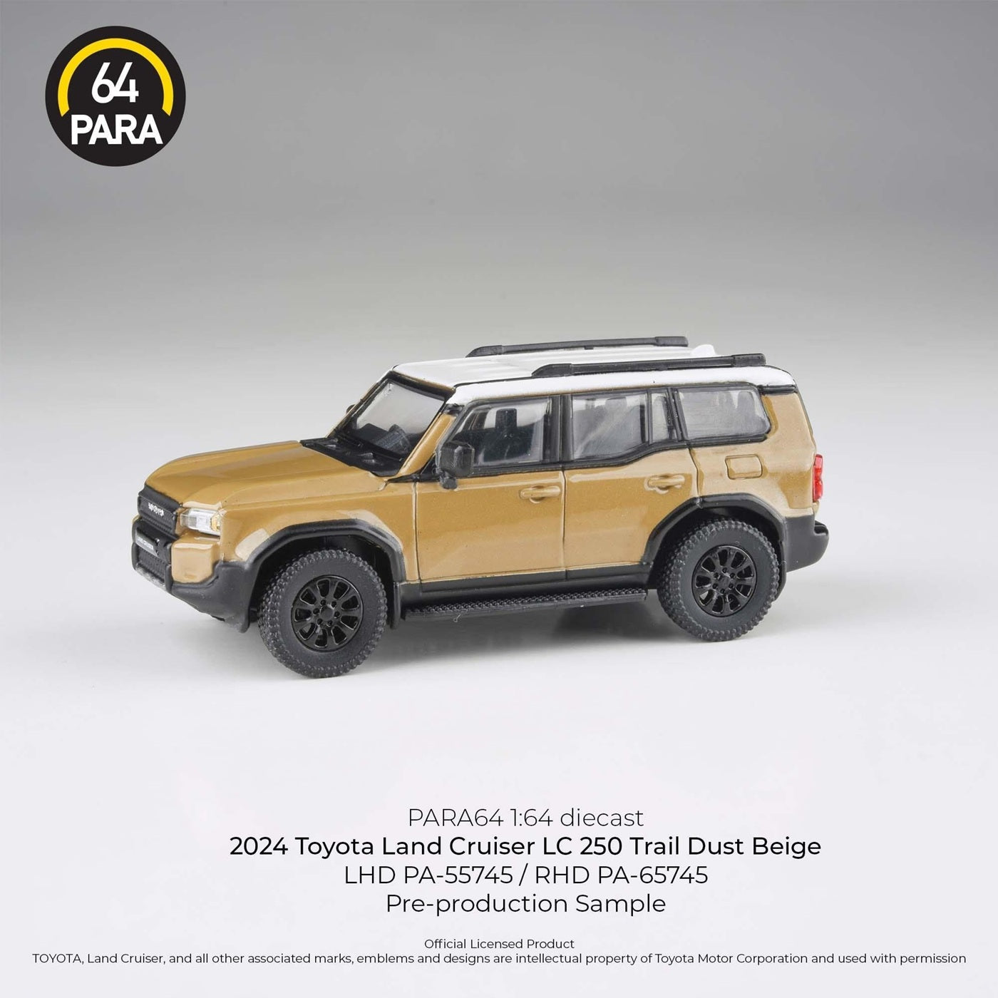 2024 Toyota Land Cruiser 250 Prado Trail Dust Beige LHD - Para64 - Scala 1/64