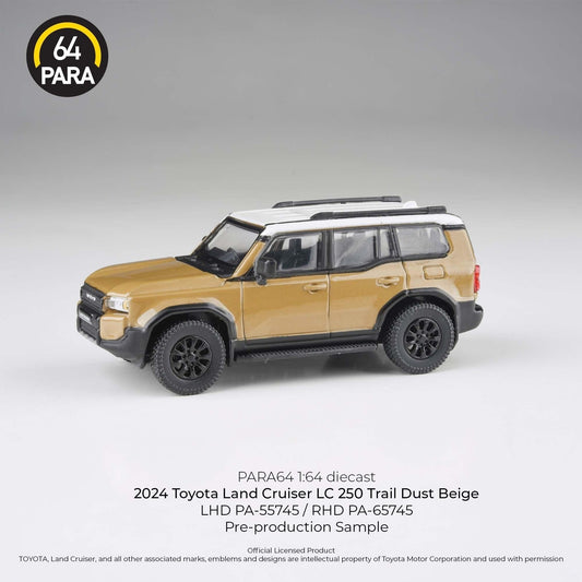 2024 Toyota Land Cruiser 250 Prado Trail Dust Beige LHD - Para64 - Scala 1/64