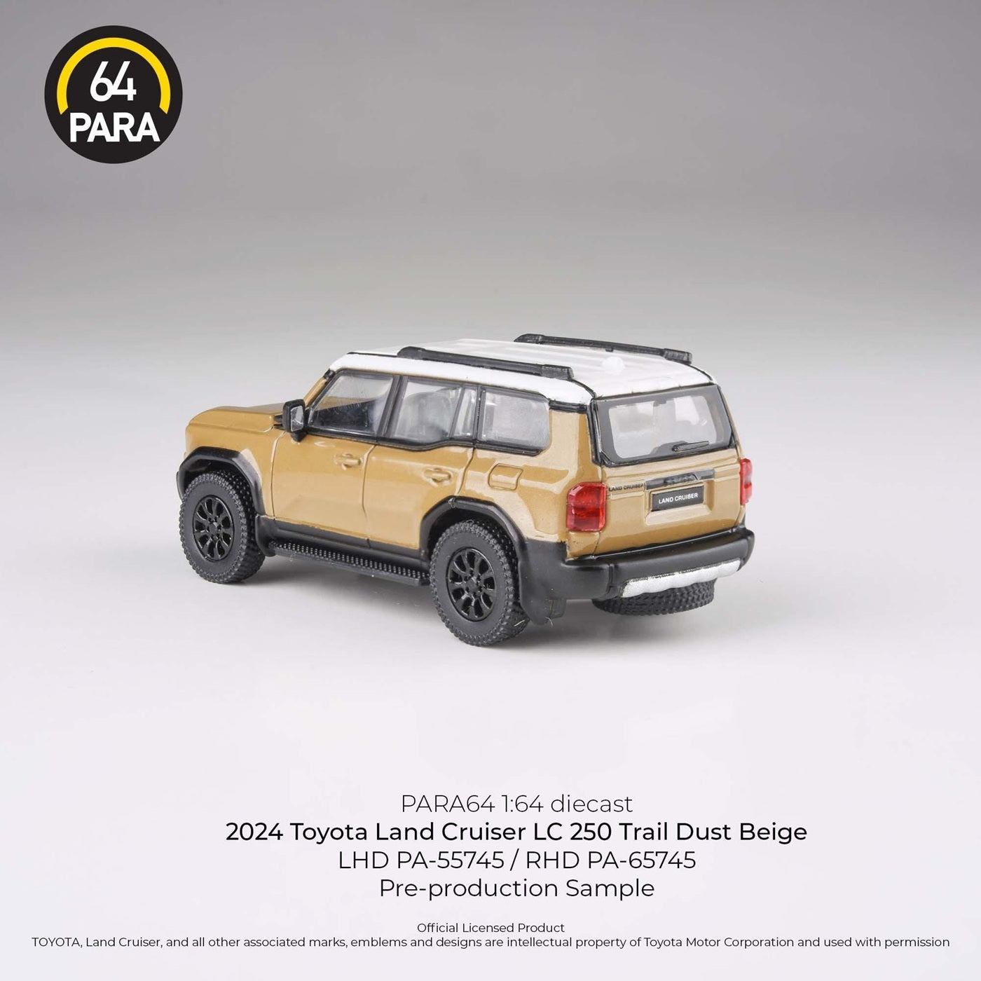 2024 Toyota Land Cruiser 250 Prado Trail Dust Beige LHD - Para64 - Scala 1/64