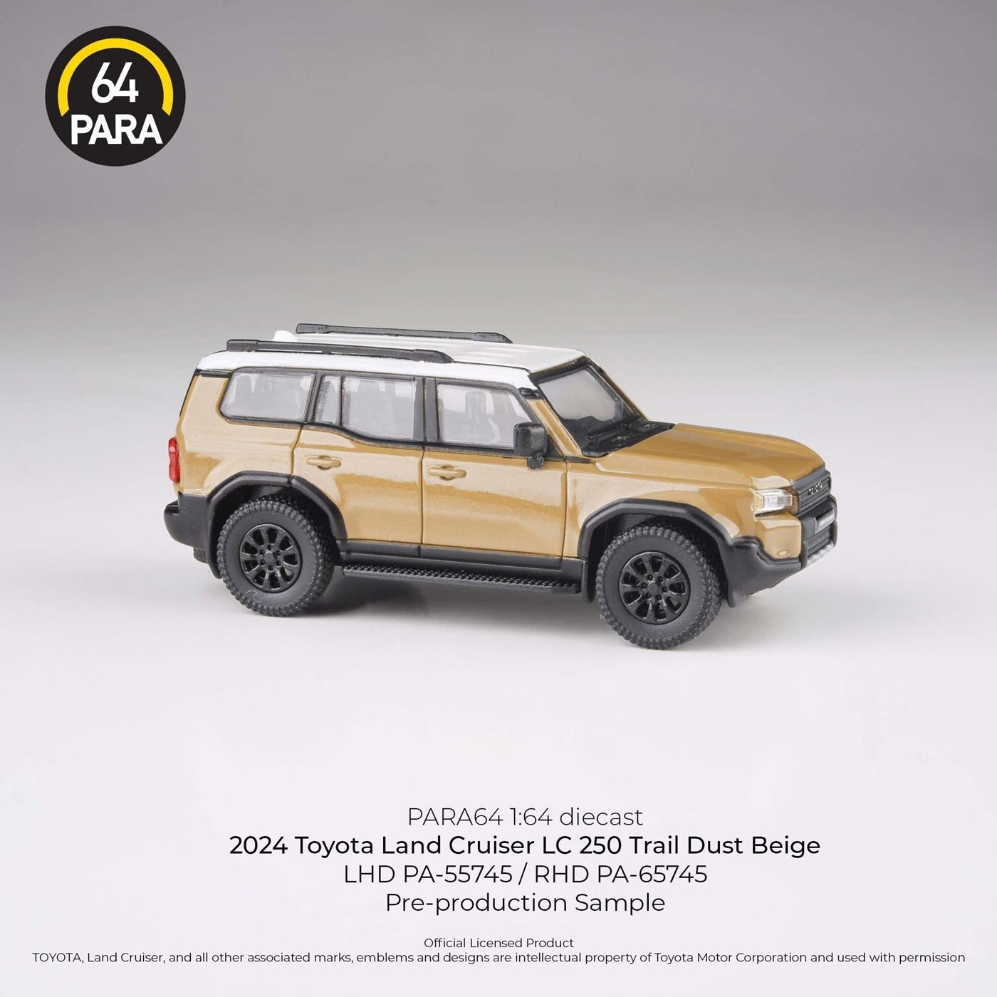 2024 Toyota Land Cruiser 250 Prado Trail Dust Beige LHD - Para64 - Scala 1/64