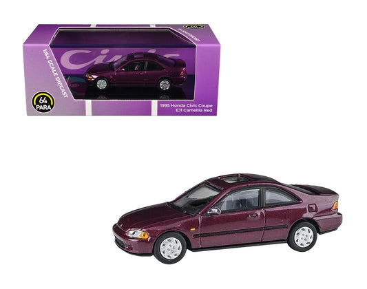 1995 Honda Civic Coupe EJ1 Camellia Red Metallic LHD - Para64 - Scala 1/64